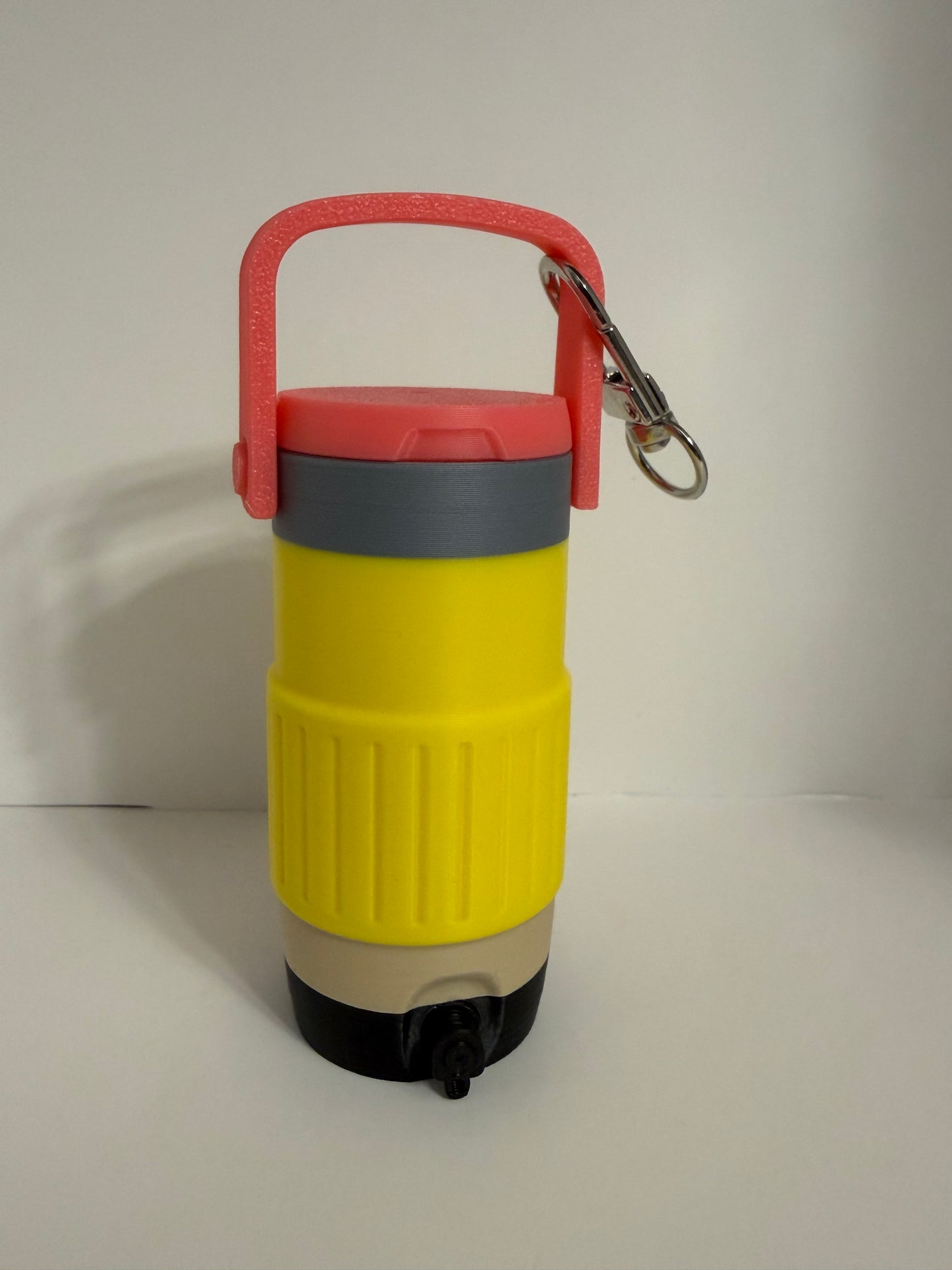 Mini ChapStick Tumbler Keychain Holder – 3D Printed Lip Balm Holder with Clip 