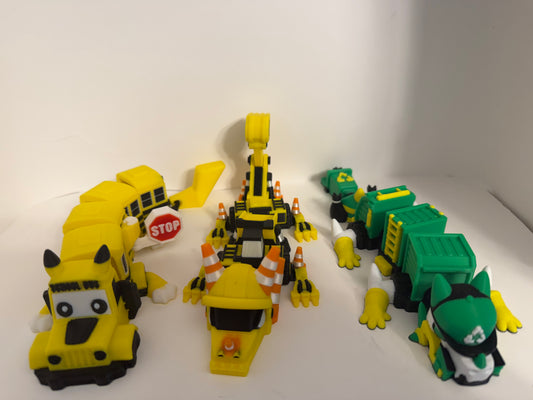 Articulated 3D Printed Dragon's