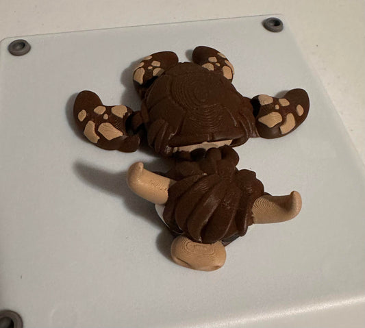 Variety 3D Printed Turtles Critter Figurine – Handmade Mini Creature